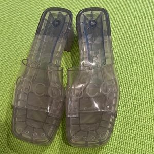 Clear Gucci Slides no receipt or box